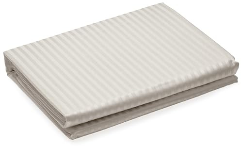 Linnea Housse de Couette 280x240 cm Satin Concerto Rayures Beige Lin