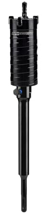 Mollom Sierra copa para hormigón 32mm (1-1/4) SDS Plus vástago 220mm | Cortador de orificios resistente,broca piloto 110 mm,tornillo antideslizante para piedra,ladrillo,pared,albañilería