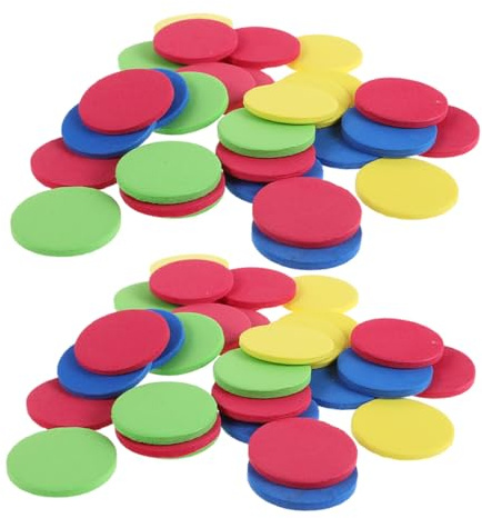 Abaodam Disque Volant en Écume Doux et Sûr pour Garçon et Filles et Animaux de Compagnie, 90 Pièces pour Jeux de Groupe en Plein Air et Présents de Noël Couleur Aléatoire