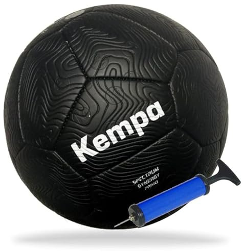 Kempa Sportartikelland Bundle Handball Spectrum Synergy Primo schwarz Größe 3 + Ballpumpe