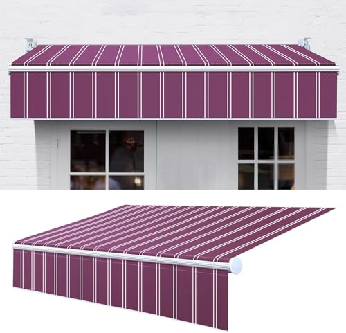 Telo Tenda da Sole for Tende da Sole a Scomparsa, Tessuto Tende da Sole for Esterno Resistente alle Intemperie for Balconi, Cortili, Negozi, Bar