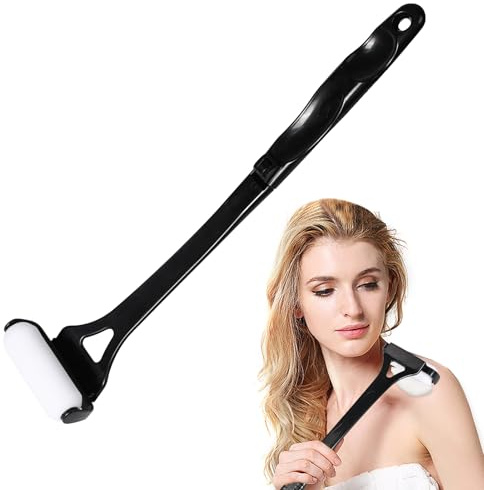 Pumwoy Applicatore di lozione per la Schiena 46.5cm, Applicatore con Lozione Posteriore Manico Pieghevole a Lunga Portata, Applicatore Lozione per Il Corpo Applicatore Crema Schiena