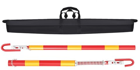 awolsrgiop Barra de remolque 3T con ayuda en carretera con amortiguación de muelle, longitud total de 183 cm para coches, SUV y todoterrenos, diseño de hierro resistente con fuerza de tracción de 6613