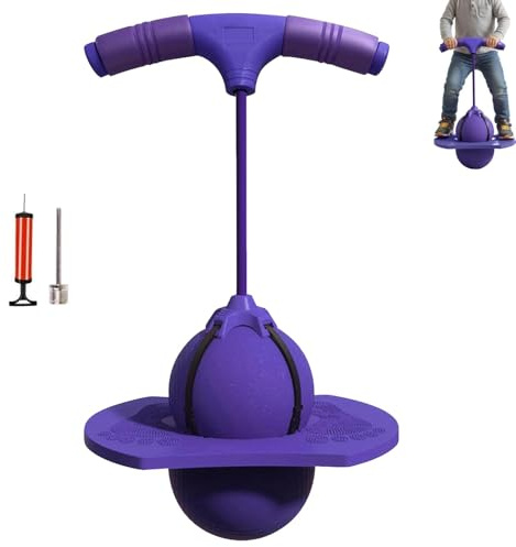 Jumpjoy Balance & Spass Balancierstange Für Kinder,pogo Sprungball,balance Hüpfball Für Kinder,sprungball Mit Griff,2026 Neu Pogo-sprungball Für Kinder Und Erwachsene,bounce Board Tragfähigkeit (C)