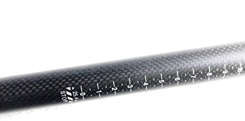 CarbonEnmy 25,4mm Carbon Sattelstütze – Robust & Sicher bis 110kg – 350mm/400mm Länge – 3K Glossy/Matt – Hochwertige Alu-Klemmung für MTB & Rennrad (Matt, 350)