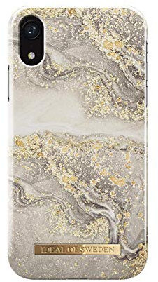 IDEAL OF SWEDEN Handyhülle für iPhone XR (Sparkle Greige Marble)