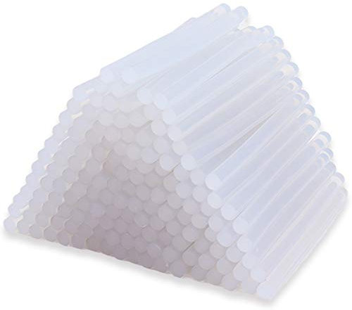 150 PCS 7mm x 100mm Barra de Pegamento Termofusible, Transparente Adhesivos Selladores para Pistola de Pegamento Caliente, Alta calidad y viscosidad, Adecuado para Bricolaje, Sellado y Fijación