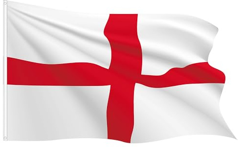 Taffstyle Fahne 150cm x 90 cm Länderflagge Fanartikel Land Flagge mit Metallösen Frauen Männer Basketball Handball Fussball England