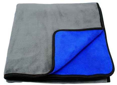 Toalla para mascotas extra grande, suave, de microfibra, superabsorbente, de secado rápido, ligera, 140 cm x 70 cm