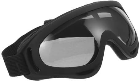 SKISUNO Winddichte Sportbrille aus Tpu, Schwarz, für Ski und Outdoor Reisen