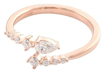 Epinki Silber 925er Ring, Klassiker Hochzeitsring mit Moissanit Tropfenschliff, Sterlingsilber Pärchen Ringe Partnerringe Damen Echte Goldschmuck, Individuelle Größen