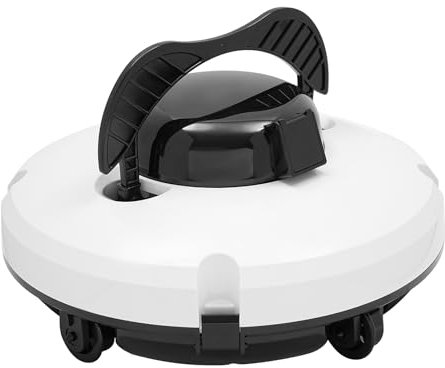 Robotic Cordless Pool Staubsauger, Automatische Pool Roboter Reiniger, Schwimmbad Reinigung Maschine Rund IPX8 mit hocheffizienten Doppelmotorantriebsmotoren für oberirdische