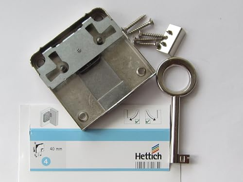 HKB ® Nutbart-Aufschraubschloss, Dornmaß 40 mm, gleichschließend, 1 Stück, 89085