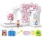 Château gonflable avec toboggan aquatique pour enfants - Blanc - Avec ventilateur - Pour arrière-cour, mariage, fête d'anniversaire, parc aquatique
