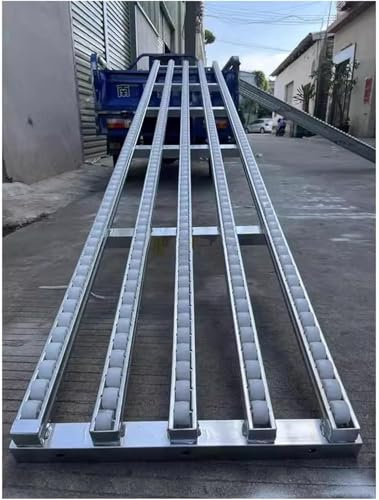 Leichter, tragbarer Fördertisch mit Kunststoffrolle für einfachen Transport (4 Rutschen, 100 cm)