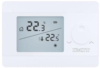 Termostato ambiente digital de pared silver ta s