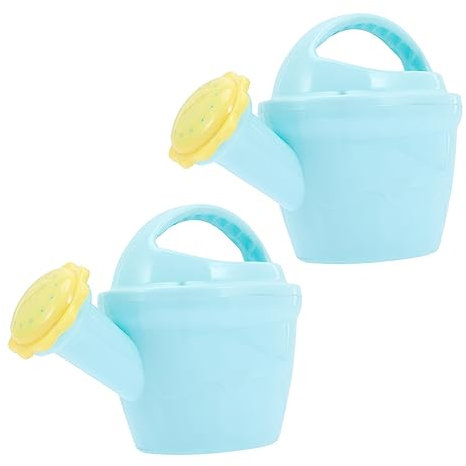 YARNOW 2 Piezas Spray De Planta Regadera De Playa Regadera De Jardín Juguete De Baño con Regadera Juguete De Jardinería Juguete De Riego Regadera Sky-Blue Abdominales