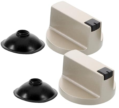 Vaguelly 2 pièces Boutons de Commande Universels pour Cuisinière à Gaz pour Plaque de Cuisson Électrique Remplacement Pratique et Durable des Boutons de Brûleur