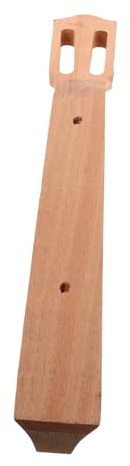 VANZACK Gitarrenhals Vielseitig Einsetzbar mit Geröstetem Ahorn Griffbrett und Half Paddle Kopfplatte in Khaki Farbe für Gitarrenreparatur und Selbstgemacht Projekte