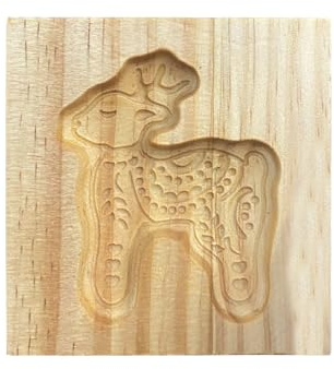 Keksformen Aus Holz - Holz-Keksformen Zum Backen| Ausstechformen Prägeform Keksform Lebkuchenform | Cookie-Stempel Muffin Keksstempel | 3D-Presse Prägeform Für Kekse honigkuchen Mooncakes gebäck