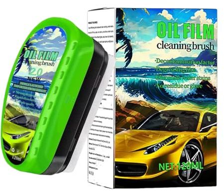 SVCEQZE Limpiador de Grasa y Residuos de Parabrisas, Tabla Limpiaparabrisas De Vidrio Para Eliminar Grasa, Limpieza Potente Para SUV Sedán Pickup Camión Espejos Puertas De Ducha