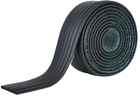 Plinthe souple autoadhésive moulure murale 12cm de large plinthe adhesive plinthe murale décorative NBR Plinthe Adhesive Facile à Couper Convient Pour Cuisine Salle De Bain Mur Sol(10 mètres)