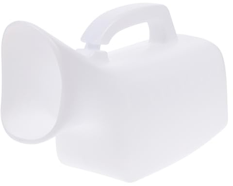 VICASKY Portable Female Urinal Bottle 1000ml with Sealing Lid, Plastic Urine Container for Bedridden Patients and Travel Emergency Use