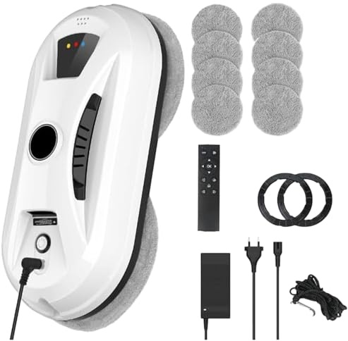Osmo™ RoboClean Fensterputzroboter – Original Kabelloser Fensterreinigungsroboter mit Fernbedienung, automatische Reinigungsmodi, Sicherungsseil 2026 Neues