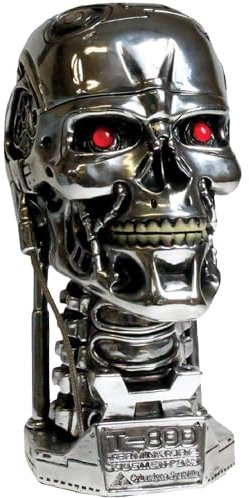 Nemesis Now B1427D5 Terminator Head Box 18cm Silver,21cm