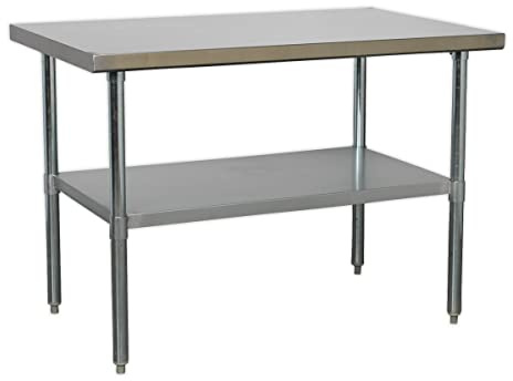 SEALEY ap1248ss arbetsbänk i rostfritt stål 1,2 mtr