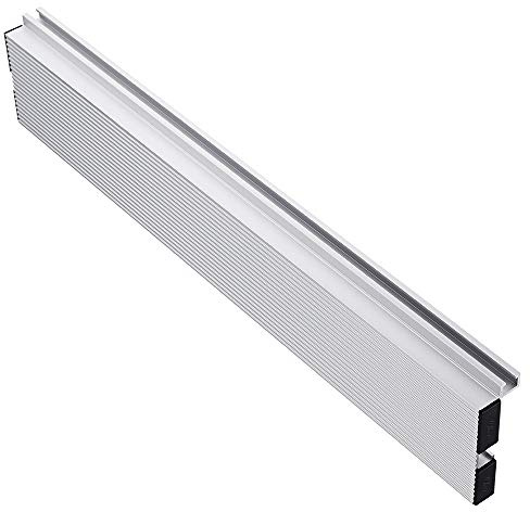 belupai 600mm Woodworking Miter Gauge Fence Table Saw Fence T Slot Aluminum Alloy Fence for Router Table Miter Gauge Table Saw