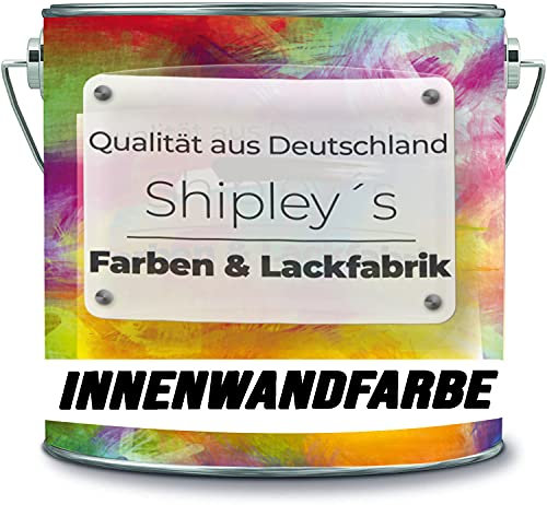 Shipley's Farben & Lackfabrik Innenwandfarbe Bunt hochdeckend lösemittelfrei 1x streichen deckend (10 l, Flieder Lavendel)