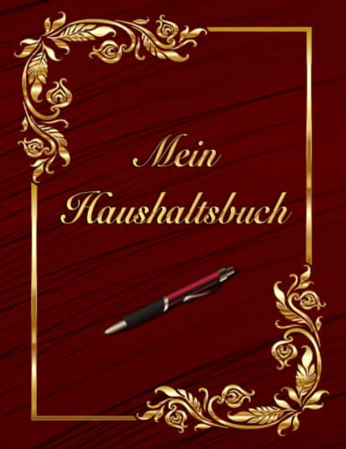 Mein Haushaltsbuch Budgetplaner Kassenbuch DIN A4 Haushaltsplaner mit Tabellen zum eintragen ausfüllen ankreuzen Einnahmen Ausgaben Kontoübersicht ... Ausgabenbuch 100 Seiten Taschenbuch W 01
