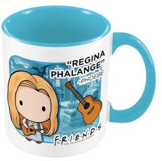FRIENDS Pyramid International - Tazza in ceramica con scritta Phoebe Chibi, 315 ml, misura unica, colore: Azzurro