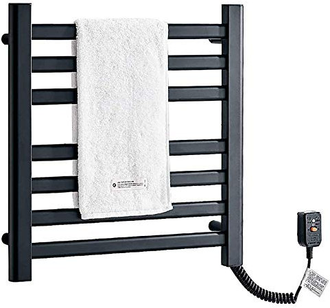NSTVVEE Piccolo portasciugamani Elettrico, radiatore portasciugamani Elettrico a Parete, portasciugamani Elettrico a Temperatura costante 55 °C, Adatto per Il Bagno di Hotel per Famiglie