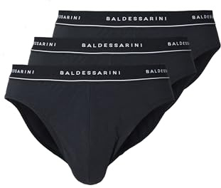 Baldessarini Herren Mini-Slip schwarz Melange 3er Pack 7