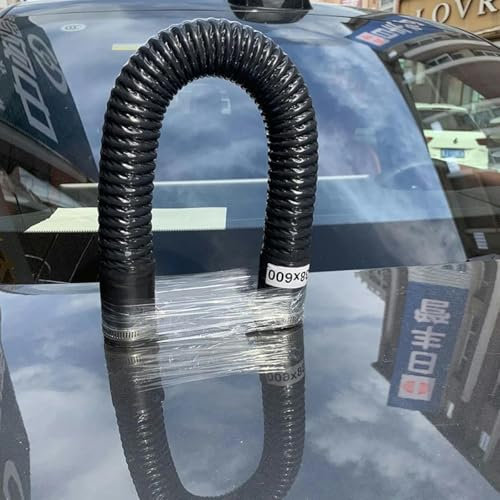 ID30-100 mm Länge 400 mm-700 mm Silikon-Flexschlauch Luftansaugrohr Kühlerrohr Hochdrucktemperatur-Gummiverbinder-Schwarz-400 mm-ID 95 mm