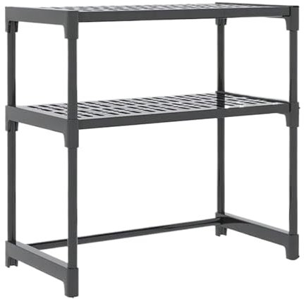 Nybhyjka Soporte para Microondas | Estante Organizador para Microondas,Organizador Multifunción con Estantes para Utensilios, Vajilla, Ollas, Sartenes Y Botellas De Especias