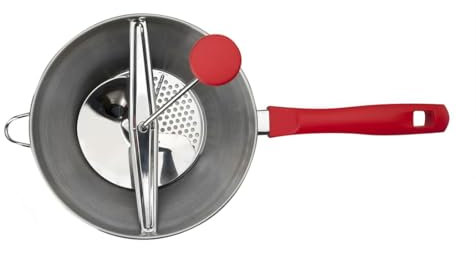 Levitantes Pressa Pures con 3 Dischi da 20 cm, Ideale per frantumare e scolare Frutta e Verdura in Cucina.