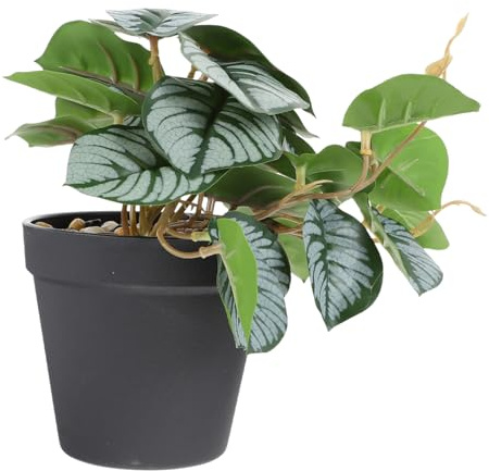 BESTYASH Simulated Fiddle Leaf Plant Artificial Indoor Plants Easy Care Bonsai for Living Office