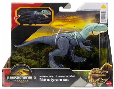 Rebirth Strike Attack Nanotyrannus - Einzigartiges, authentisches und mögliches Dinosaurier-Spielzeug von Jurassic World