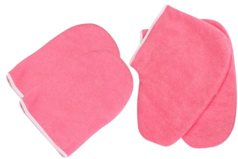 DECORNIJIA Paraffintherapie Handschuhe Fußabdeckungen Satz Wachsbad Zubehör Wärmeisolierende Wachssocken Für Hand Und Fußpflege Feuchtigkeitsfördernd Einfache Anwendung Für Spa Heimgebrauch