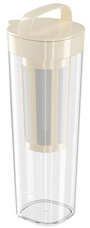 Ice Coffee Maker, Cold Coffee Maker | Ice Coffee Maker 1100ml with Handle - Ice Fruit Teapot with Filter, Fridge Water Bottle for Hot Tea, Ice Tea, Iced Coffee, Water