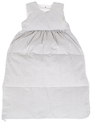 Tavolinchen Babyschlafsack Daunenschlafsack Streifen klassisch Kinderschlafsack - grau - 130cm