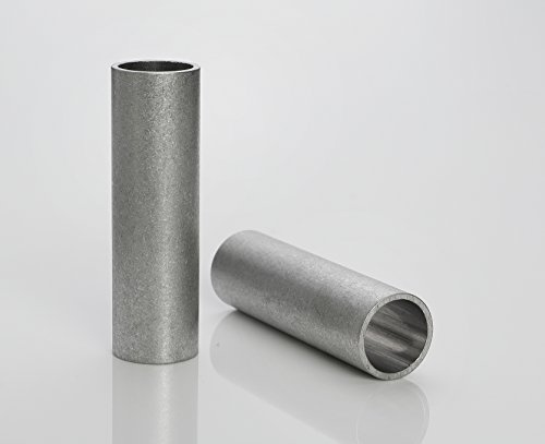Aluminium Abstandshülsen, Distanzhülsen – ohne Innengewinde, M10 Schrauben beweglich durchsteckbar – 12 x 10 x 1 mm (Außen x Innen x Wandstärke) – 20 Stück, Länge 40 mm