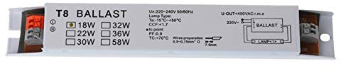 LLLucky T8 220-240V AC 2x18W Ballast électronique à Large Tension Ballasts de Lampe Fluorescente