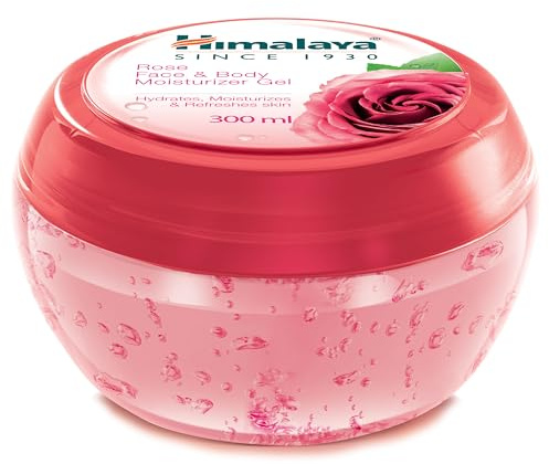 Himalaya Rose Face And Body Moisturizer Gel, Formulerad Med Damask Rose, Återfuktar Och Fräschar Upp Huden 300 Ml