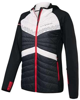 Black Crevice Damen Skitourenjacke I Hochwertige Winterjacke Damen aus 100% Nylon/88% PES & 12% Spandex I Wind- & Wasserabweisende Outdoorjacke Damen I Skijacke mit Bewegungsfreiheit