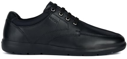 Geox U Leitan A, Moccasin Uomo, Nero, 44 EU
