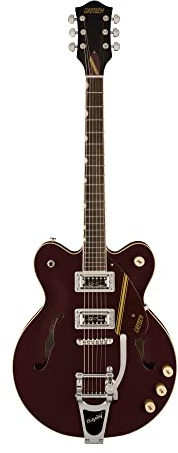 Gretsch G2604T LTD Streamliner Rally II Center Block with Bigsby Oxblood/Walnut Stain - Halbakustik Gitarre | Bigsby Laurel Griffbrett 6-saitig